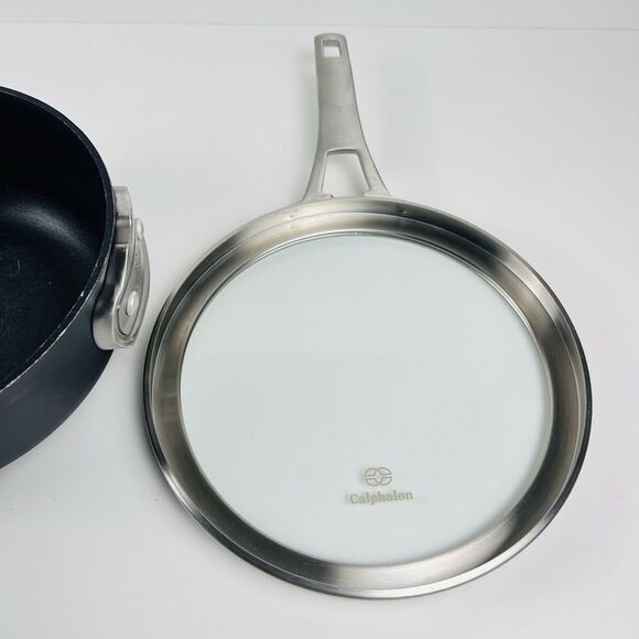 Calphalon 87025 Premier Hard Anodized Space Saving 2.5qt Saucepan 2-1/2 Stovetop - Picture 5 of 6